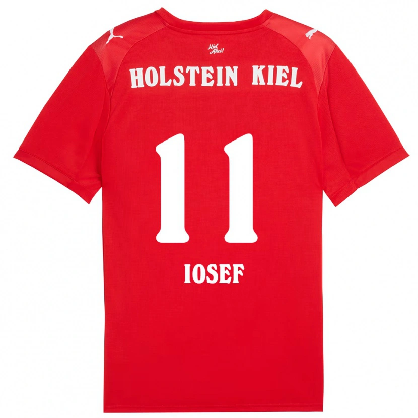 Danxen Kinder Mark Iosef #11 Rot Blau Auswärtstrikot Trikot 2025/26 T-Shirt Schweiz
