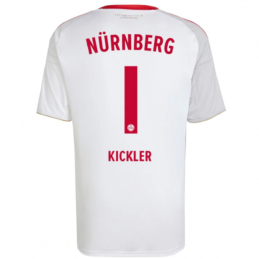 Danxen Kinder Leon Kickler #1 Weiß Rot Auswärtstrikot Trikot 2025/26 T-Shirt Schweiz