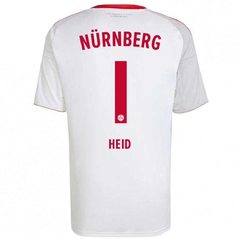 Danxen Kinder Noah Heid #1 Weiß Rot Auswärtstrikot Trikot 2025/26 T-Shirt Schweiz