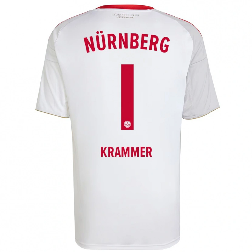 Danxen Kinder Kristin Krammer #1 Weiß Rot Auswärtstrikot Trikot 2025/26 T-Shirt Schweiz