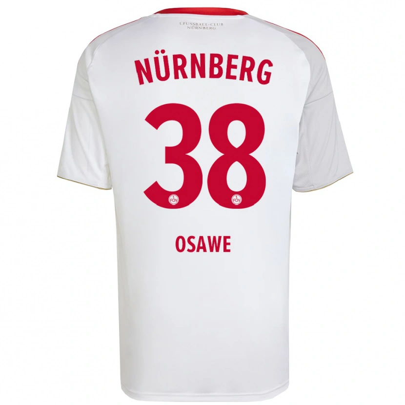 Danxen Kinder Winners Osawe #38 Weiß Rot Auswärtstrikot Trikot 2025/26 T-Shirt Schweiz