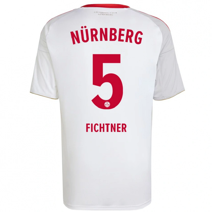 Danxen Kinder Tom Fichtner #5 Weiß Rot Auswärtstrikot Trikot 2025/26 T-Shirt Schweiz