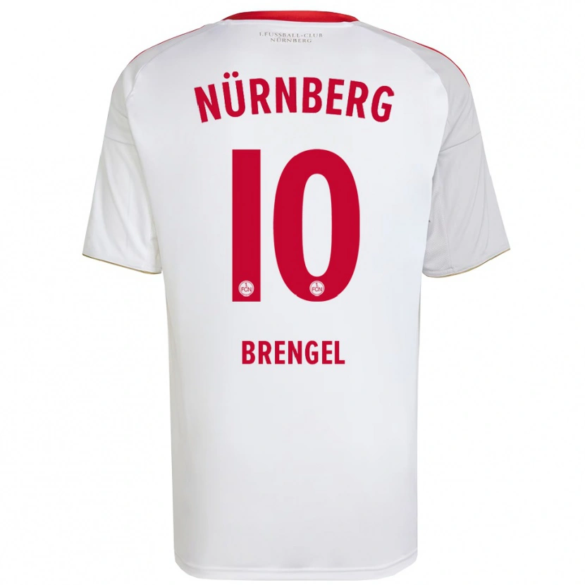 Danxen Kinder Jonna Brengel #10 Weiß Rot Auswärtstrikot Trikot 2025/26 T-Shirt Schweiz