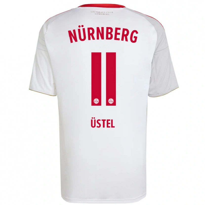 Danxen Kinder Nizar Üstel #11 Weiß Rot Auswärtstrikot Trikot 2025/26 T-Shirt Schweiz