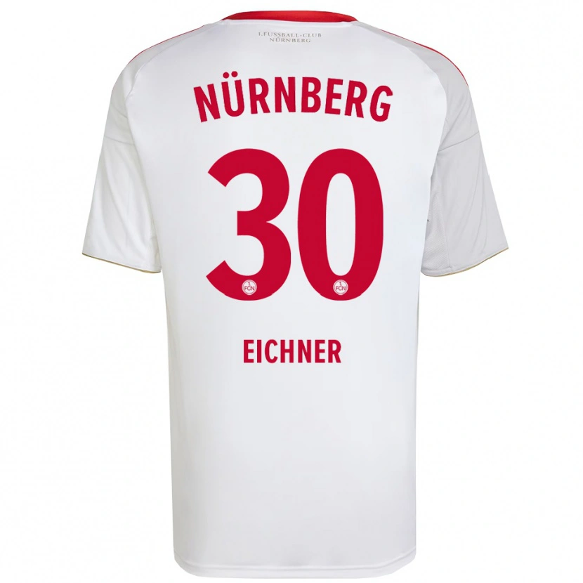 Danxen Kinder Benjamin Eichner #30 Weiß Rot Auswärtstrikot Trikot 2025/26 T-Shirt Schweiz