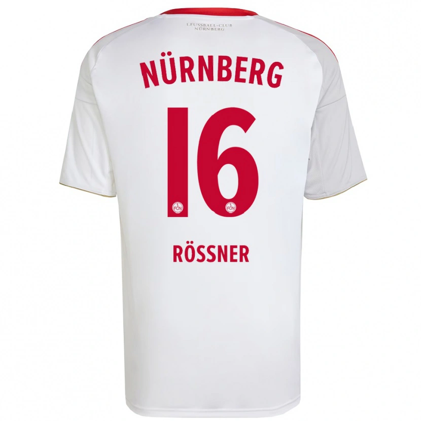 Danxen Kinder Marlon Rößner #16 Weiß Rot Auswärtstrikot Trikot 2025/26 T-Shirt Schweiz