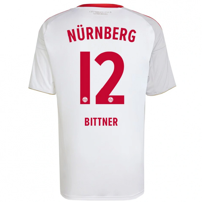 Danxen Kinder Liam Bittner #12 Weiß Rot Auswärtstrikot Trikot 2025/26 T-Shirt Schweiz