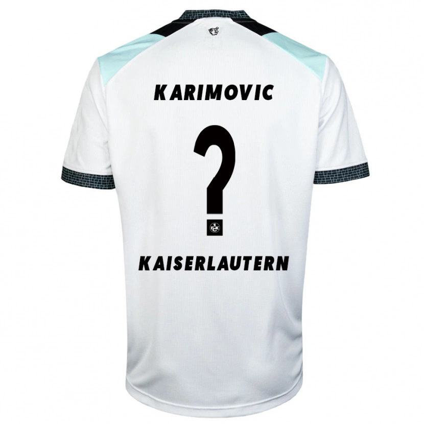 Danxen Kinder Ilija Karimovic #0 Weiß Schwarz Auswärtstrikot Trikot 2025/26 T-Shirt Schweiz