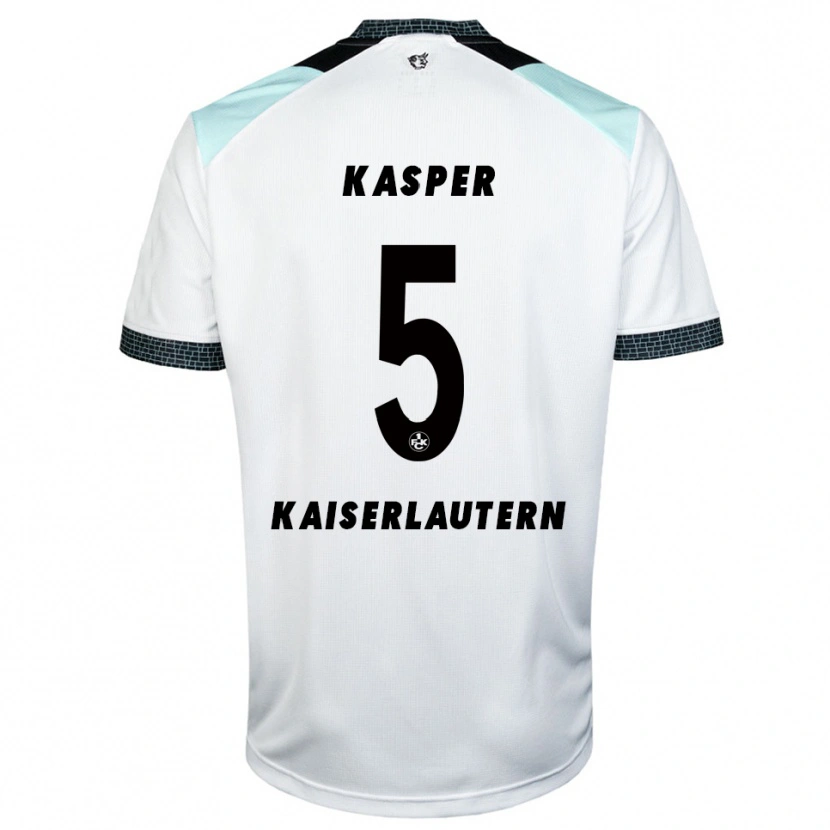 Danxen Kinder Linus Kasper #5 Weiß Schwarz Auswärtstrikot Trikot 2025/26 T-Shirt Schweiz