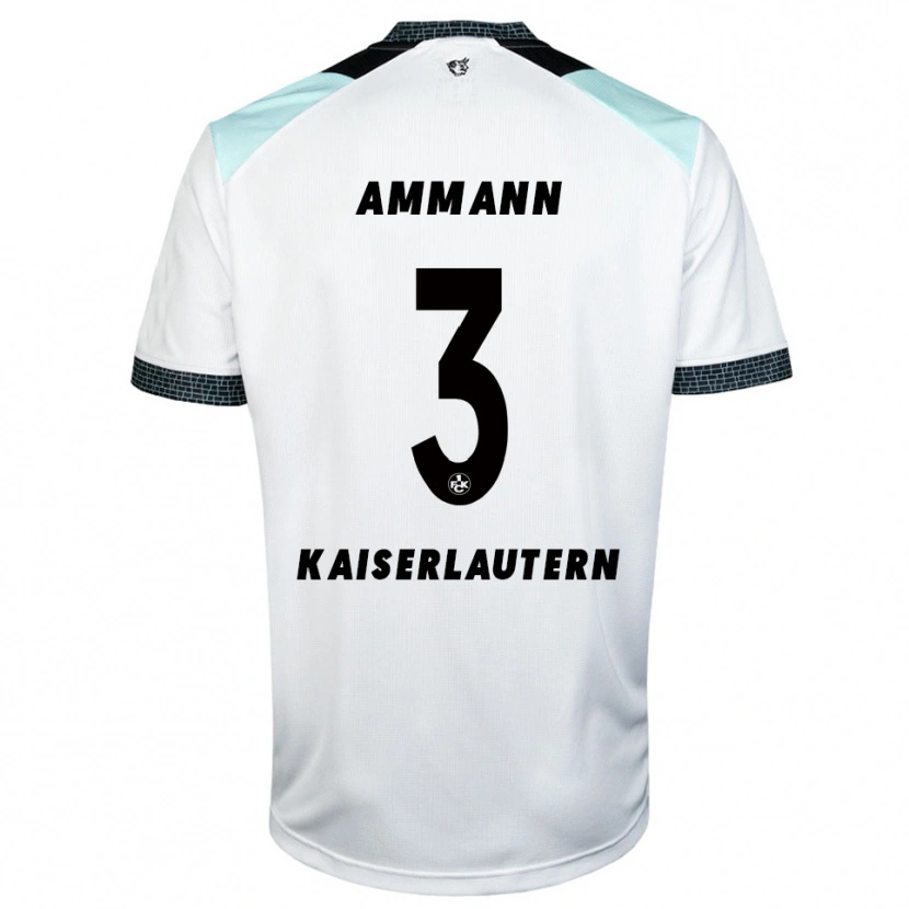 Danxen Kinder Finn Ammann #3 Weiß Schwarz Auswärtstrikot Trikot 2025/26 T-Shirt Schweiz