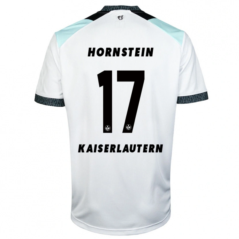 Danxen Kinder Joel Hornstein #17 Weiß Schwarz Auswärtstrikot Trikot 2025/26 T-Shirt Schweiz