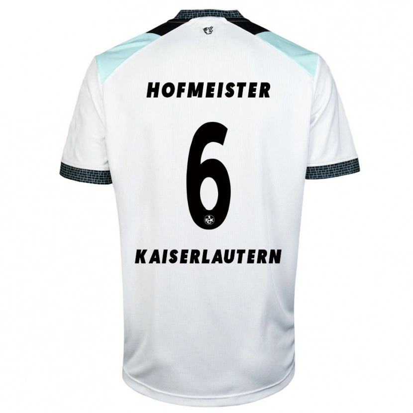 Danxen Kinder Dion Hofmeister #6 Weiß Schwarz Auswärtstrikot Trikot 2025/26 T-Shirt Schweiz