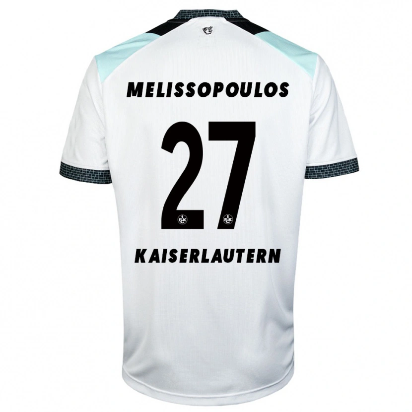 Danxen Kinder Samuel Melissopoulos #27 Weiß Schwarz Auswärtstrikot Trikot 2025/26 T-Shirt Schweiz