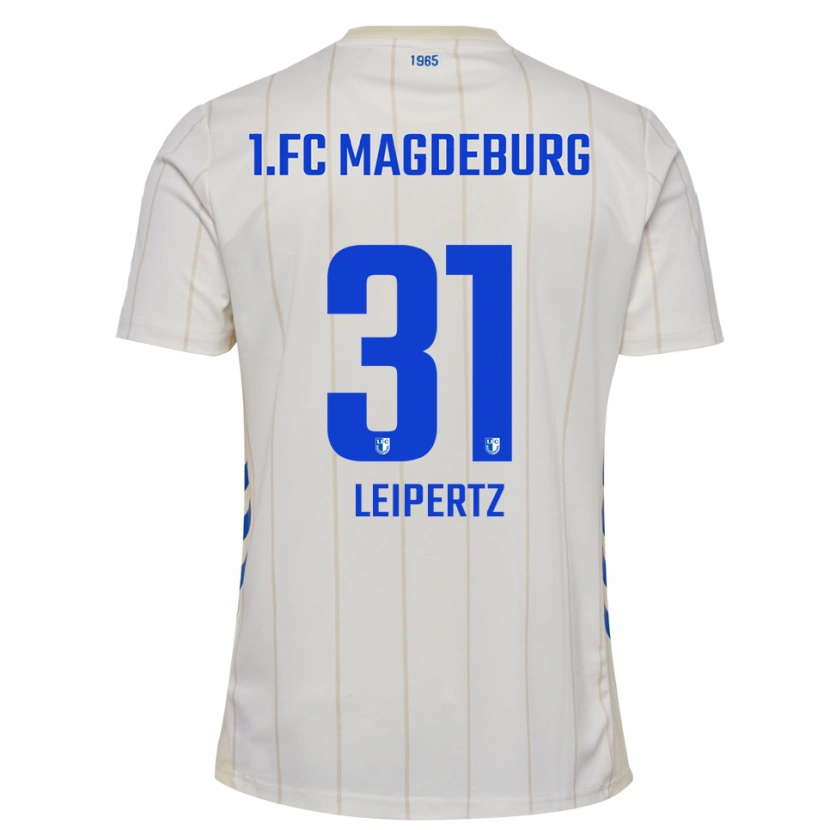 Danxen Kinder Robert Leipertz #31 Weiß Blau Auswärtstrikot Trikot 2025/26 T-Shirt Schweiz