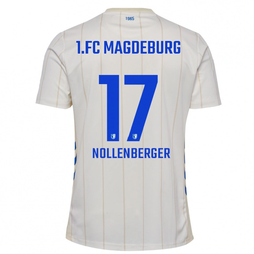 Danxen Kinder Alexander Nollenberger #17 Weiß Blau Auswärtstrikot Trikot 2025/26 T-Shirt Schweiz