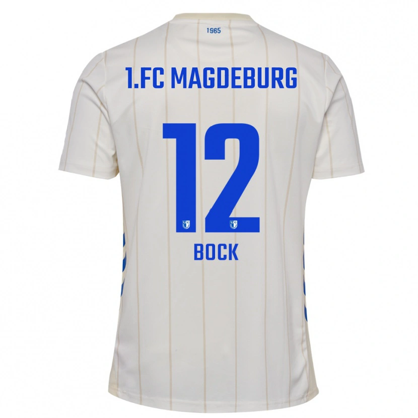 Danxen Kinder Armin Bock #12 Weiß Blau Auswärtstrikot Trikot 2025/26 T-Shirt Schweiz