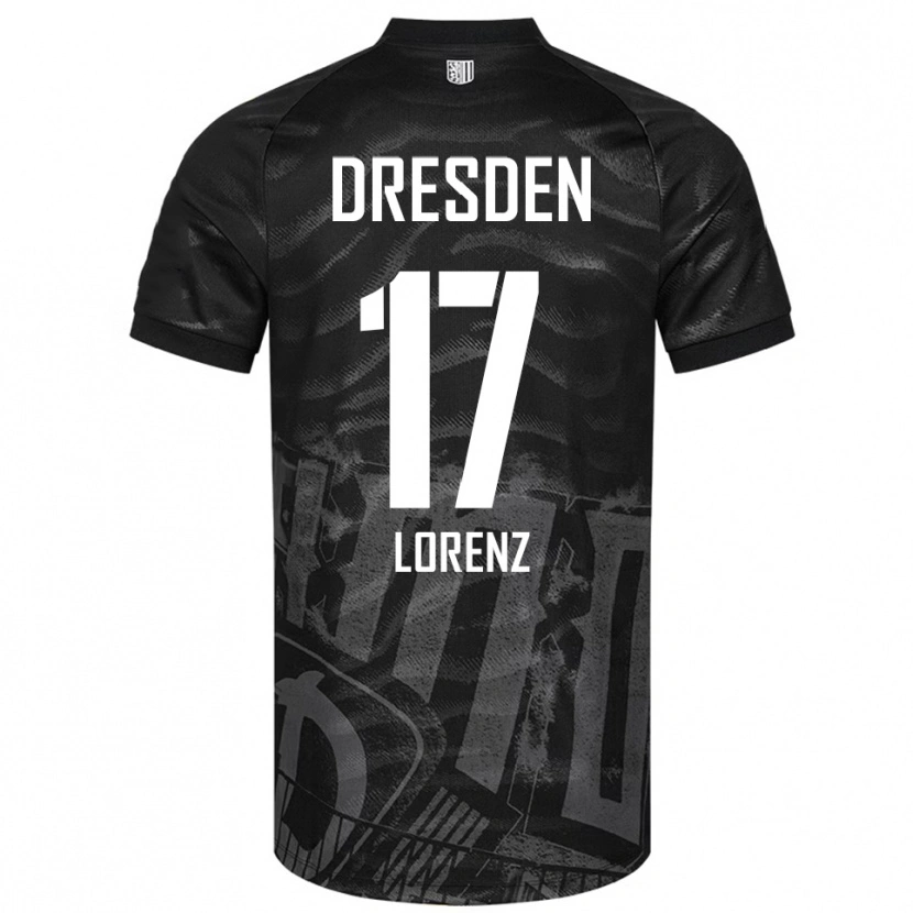 Danxen Kinder Alwin Lorenz #17 Schwarz Grau Auswärtstrikot Trikot 2025/26 T-Shirt Schweiz