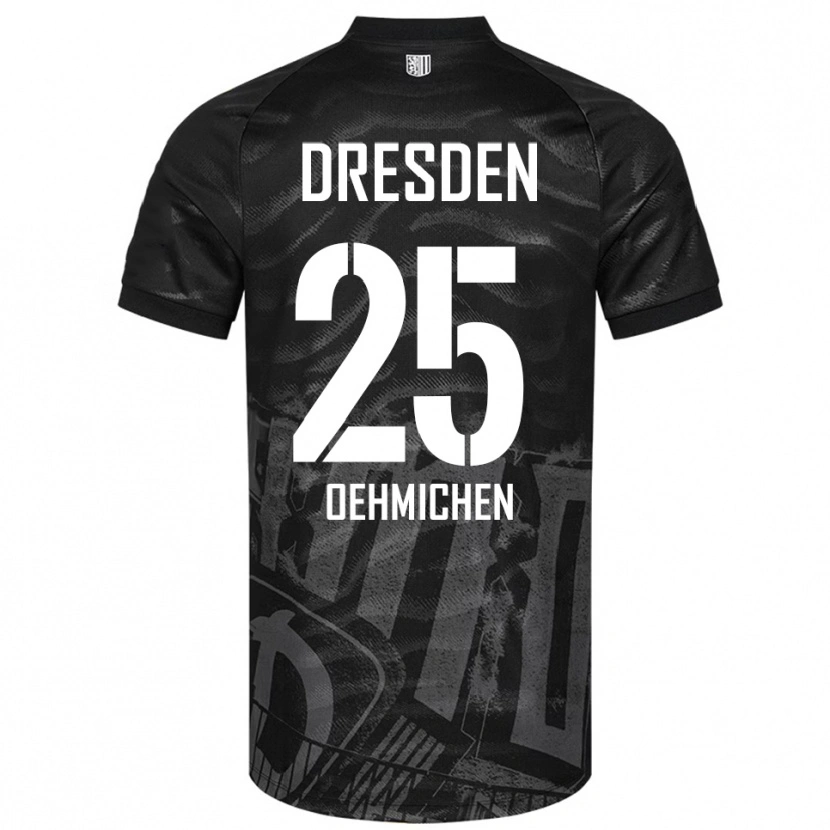 Danxen Kinder Jonas Oehmichen #25 Schwarz Grau Auswärtstrikot Trikot 2025/26 T-Shirt Schweiz