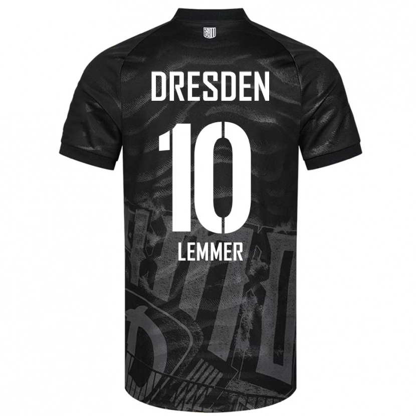 Danxen Kinder Jakob Lemmer #10 Schwarz Grau Auswärtstrikot Trikot 2025/26 T-Shirt Schweiz