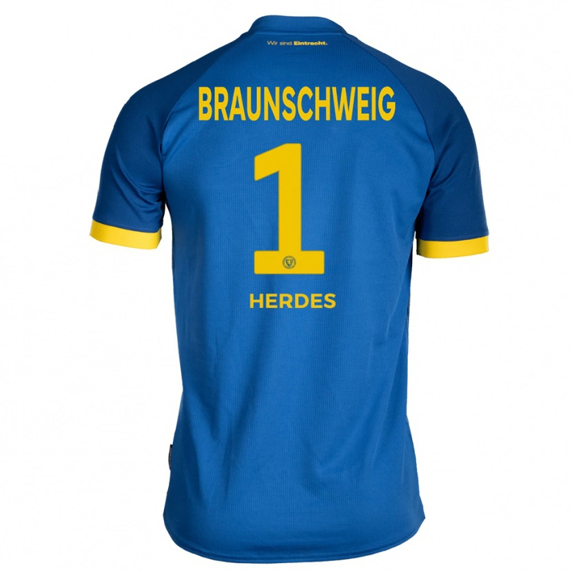Danxen Kinder Leon Herdes #1 Königsblau Gelb Auswärtstrikot Trikot 2025/26 T-Shirt Schweiz