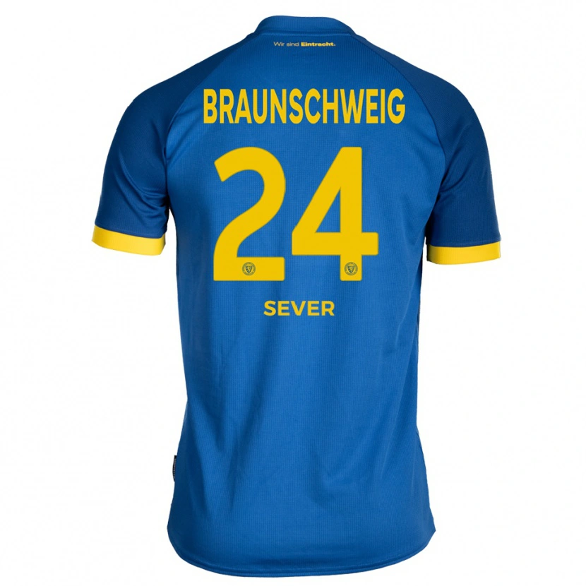 Danxen Kinder Ömer Sever #24 Königsblau Gelb Auswärtstrikot Trikot 2025/26 T-Shirt Schweiz