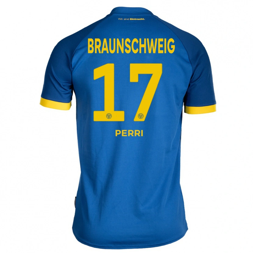 Danxen Kinder Luca Perri #17 Königsblau Gelb Auswärtstrikot Trikot 2025/26 T-Shirt Schweiz