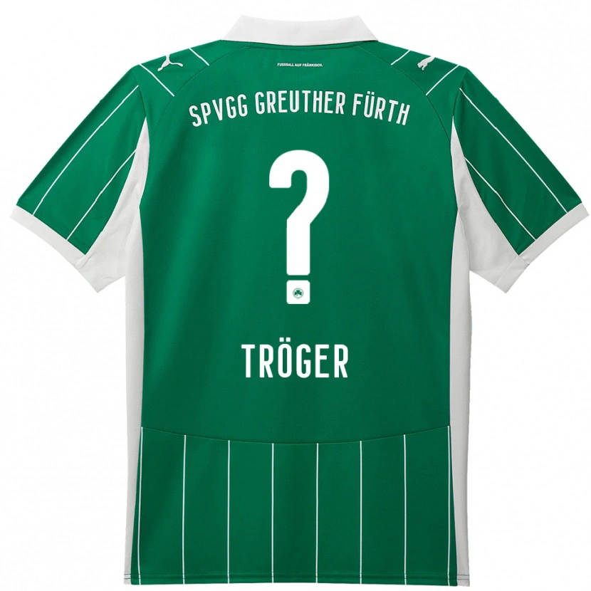 Danxen Kinder Juliane Tröger #0 Grün Weiß Auswärtstrikot Trikot 2025/26 T-Shirt Schweiz