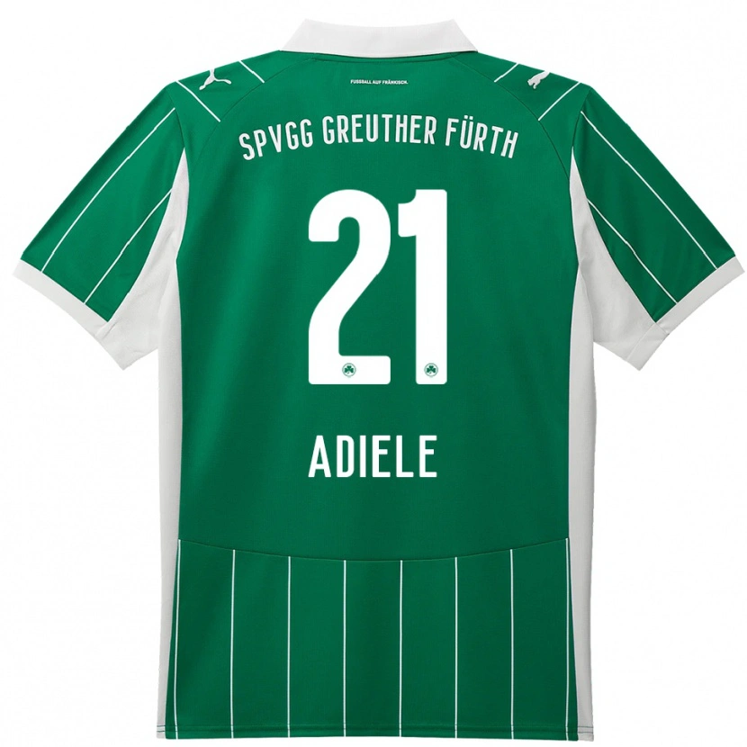 Danxen Kinder Raphael Adiele #21 Grün Weiß Auswärtstrikot Trikot 2025/26 T-Shirt Schweiz