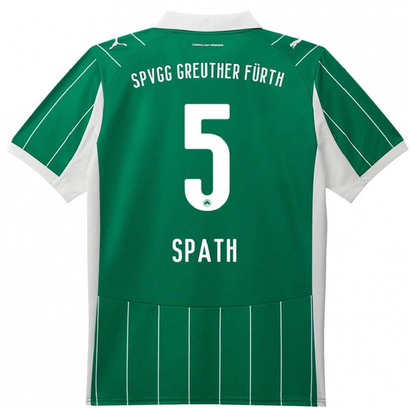 Danxen Kinder Dominik Spath #5 Grün Weiß Auswärtstrikot Trikot 2025/26 T-Shirt Schweiz