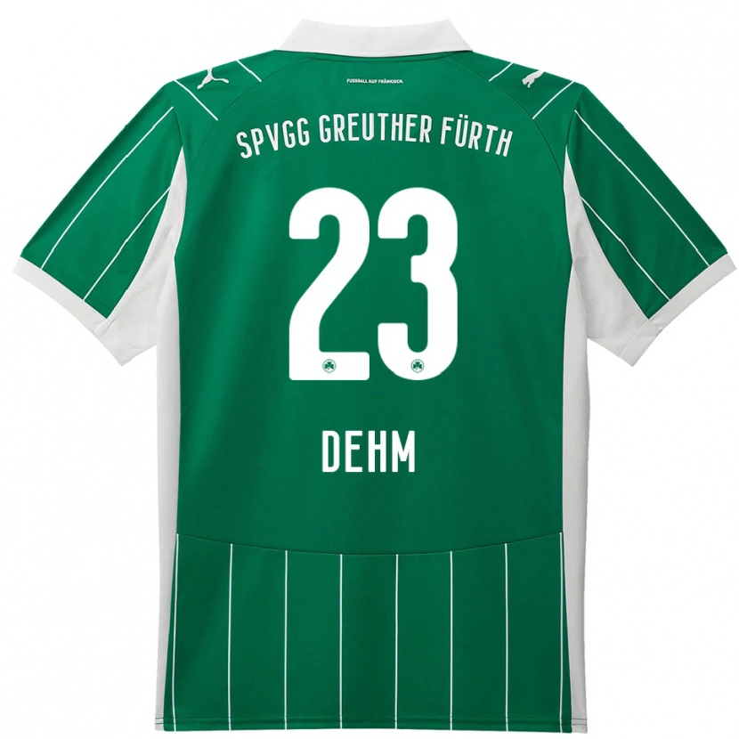 Danxen Kinder Jannik Dehm #23 Grün Weiß Auswärtstrikot Trikot 2025/26 T-Shirt Schweiz