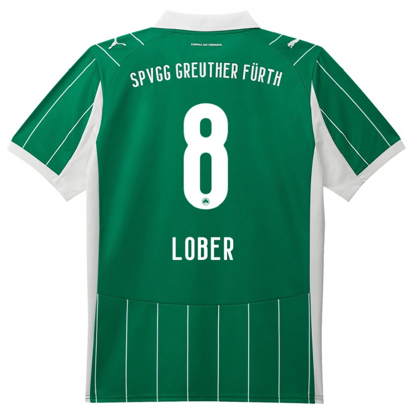 Danxen Kinder Jannik Lober #8 Grün Weiß Auswärtstrikot Trikot 2025/26 T-Shirt Schweiz