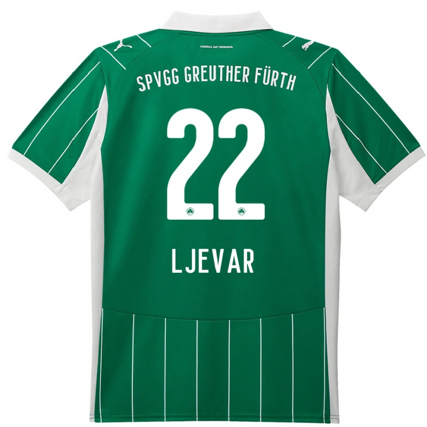 Danxen Kinder Nico Ljevar #22 Grün Weiß Auswärtstrikot Trikot 2025/26 T-Shirt Schweiz
