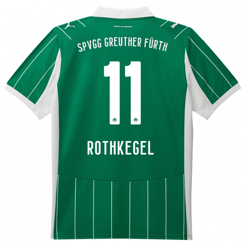 Danxen Kinder Henri Rothkegel #11 Grün Weiß Auswärtstrikot Trikot 2025/26 T-Shirt Schweiz