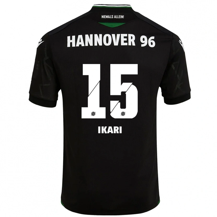 Danxen Kinder Asuma Ikari #15 Schwarz Grün Auswärtstrikot Trikot 2025/26 T-Shirt Schweiz