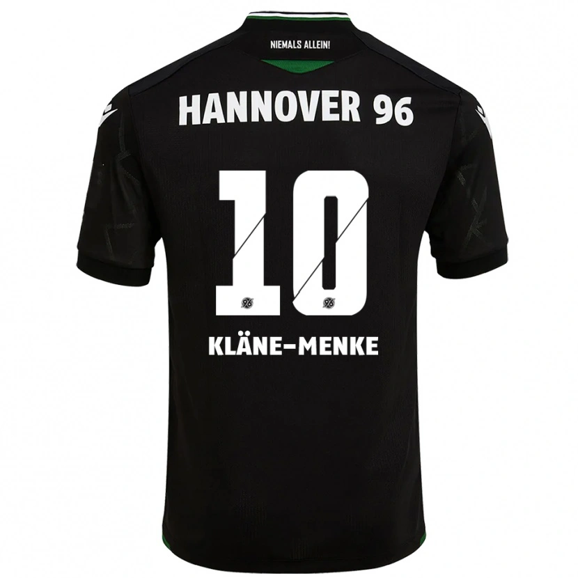 Danxen Kinder Pirmin Kläne-Menke #10 Schwarz Grün Auswärtstrikot Trikot 2025/26 T-Shirt Schweiz