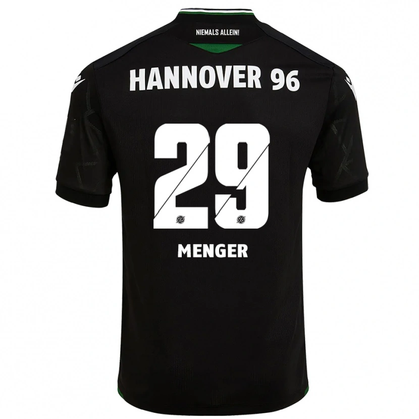 Danxen Kinder Jana Menger #29 Schwarz Grün Auswärtstrikot Trikot 2025/26 T-Shirt Schweiz