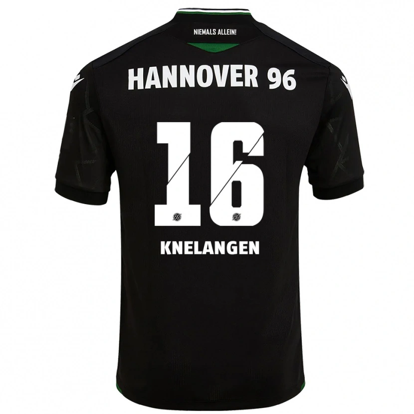Danxen Kinder Luka Knelangen #16 Schwarz Grün Auswärtstrikot Trikot 2025/26 T-Shirt Schweiz