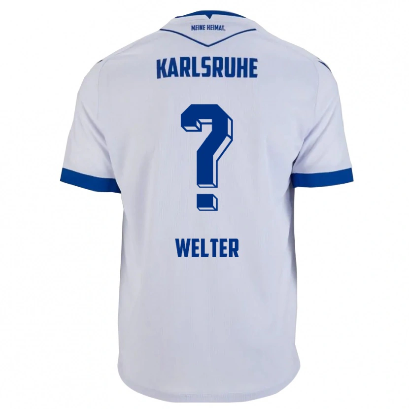 Danxen Kinder Scott Welter #0 Weiß Blau Auswärtstrikot Trikot 2025/26 T-Shirt Schweiz