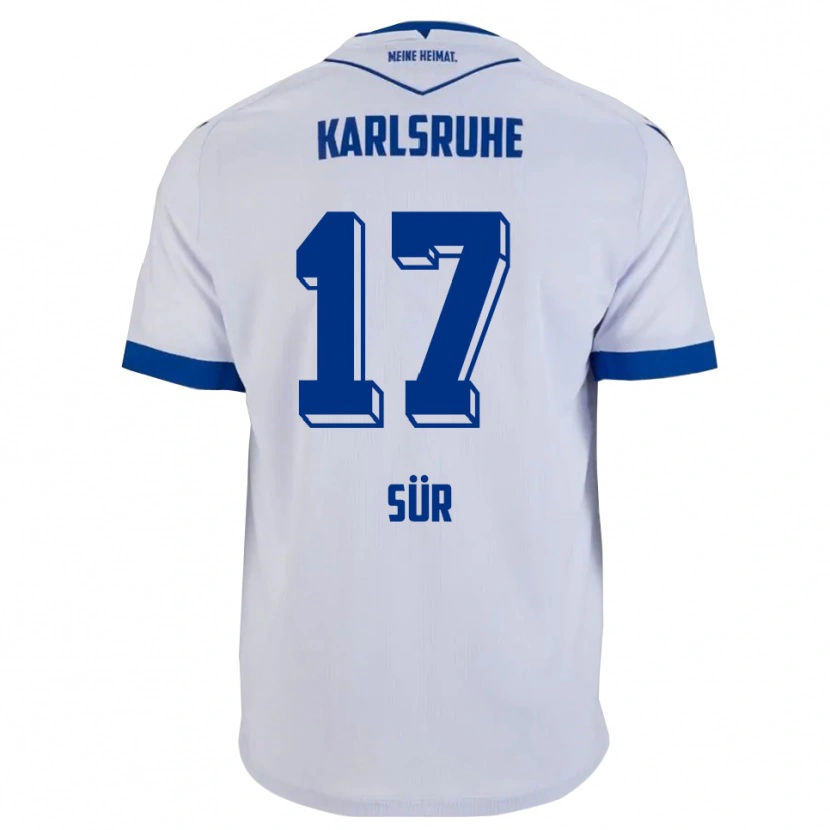 Danxen Kinder Devin Sür #17 Weiß Blau Auswärtstrikot Trikot 2025/26 T-Shirt Schweiz