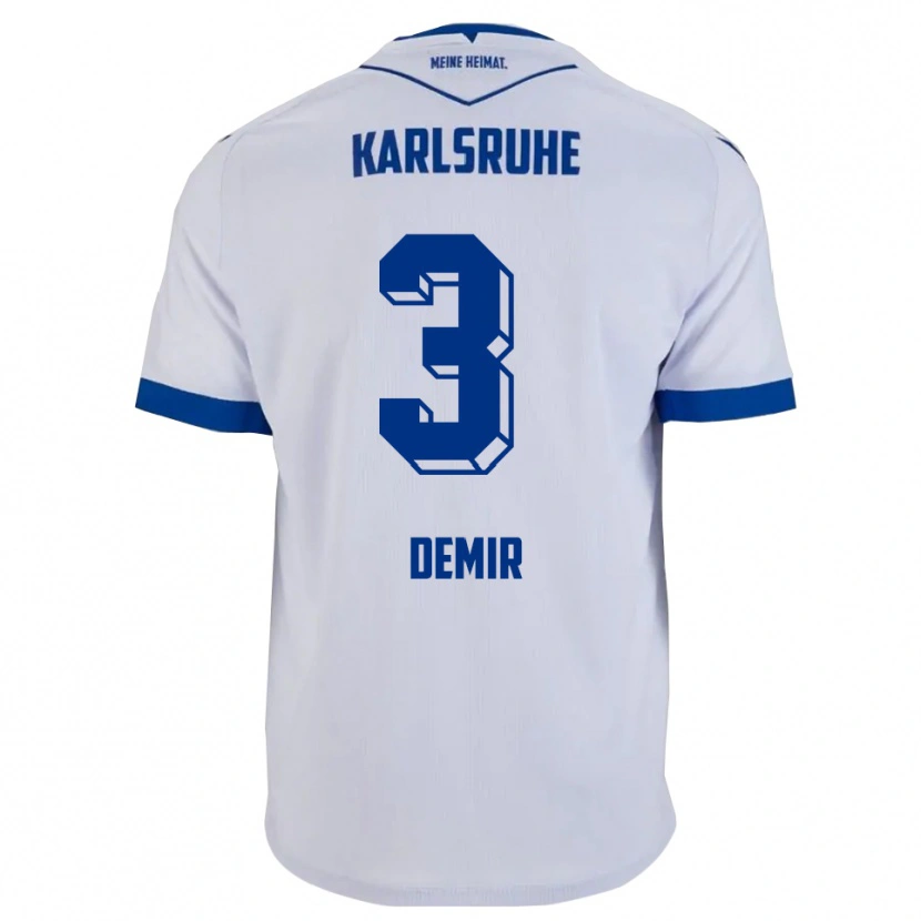 Danxen Kinder Arel Demir #3 Weiß Blau Auswärtstrikot Trikot 2025/26 T-Shirt Schweiz