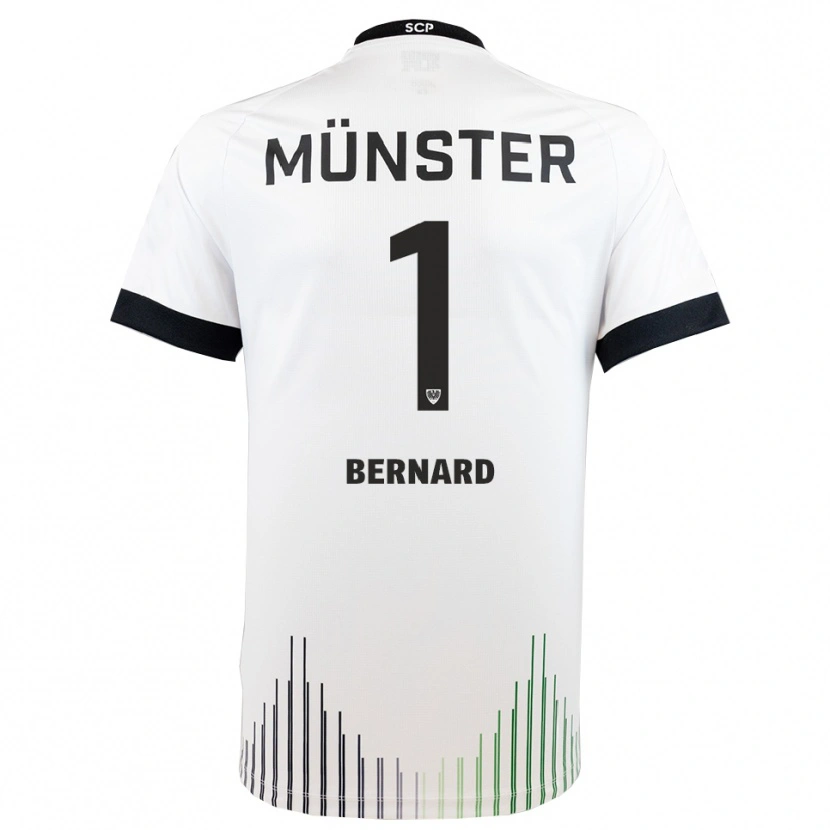 Danxen Kinder Jan Bernard #1 Weiß Schwarz Auswärtstrikot Trikot 2025/26 T-Shirt Schweiz