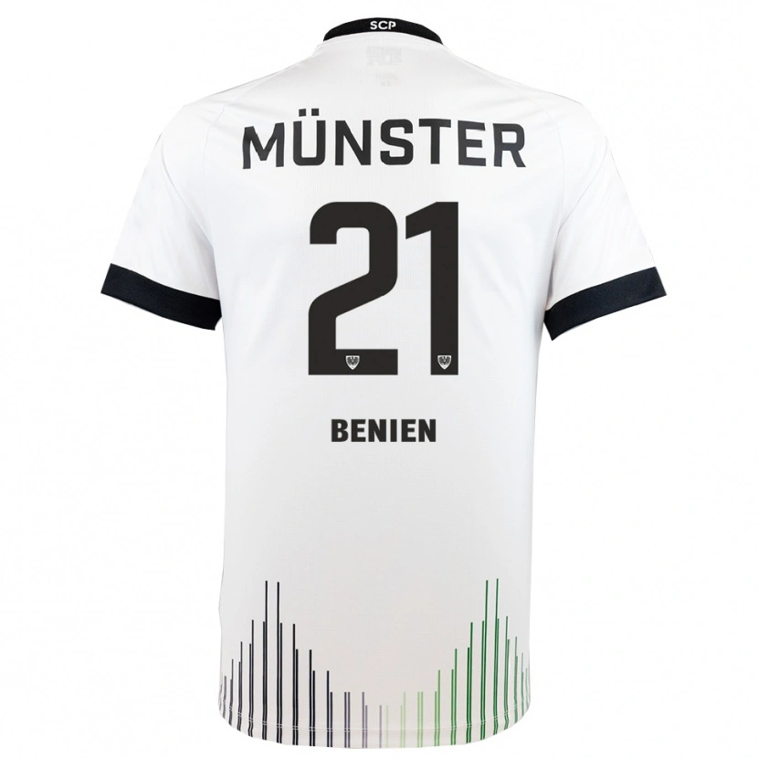 Danxen Kinder Lennet Benien #21 Weiß Schwarz Auswärtstrikot Trikot 2025/26 T-Shirt Schweiz