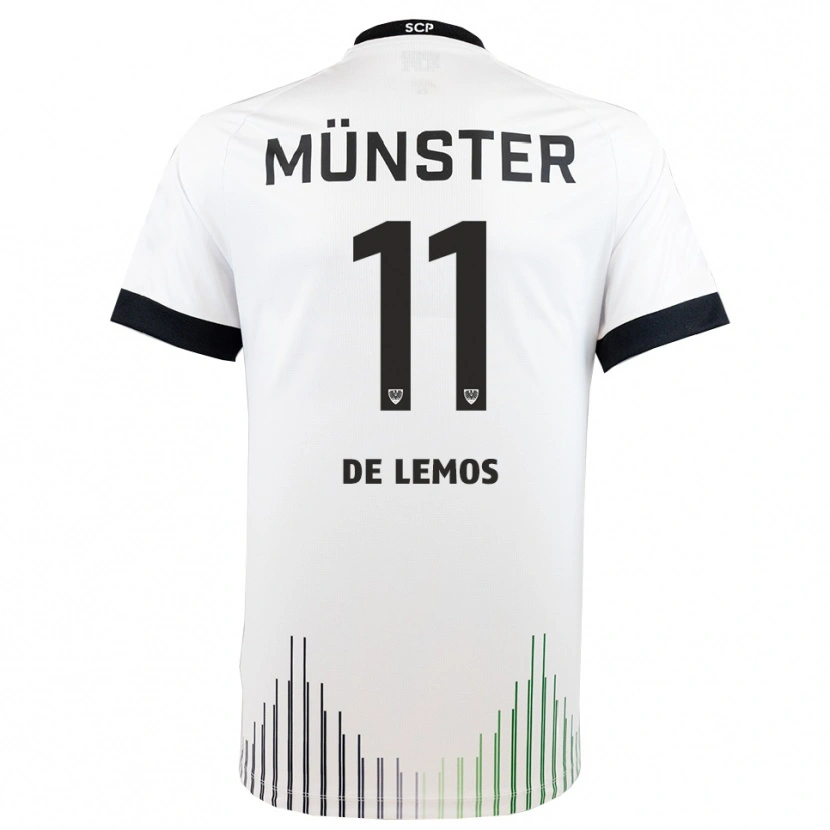 Danxen Kinder Emmanuel De Lemos #11 Weiß Schwarz Auswärtstrikot Trikot 2025/26 T-Shirt Schweiz