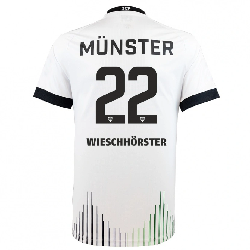 Danxen Kinder Falk Wieschhörster #22 Weiß Schwarz Auswärtstrikot Trikot 2025/26 T-Shirt Schweiz