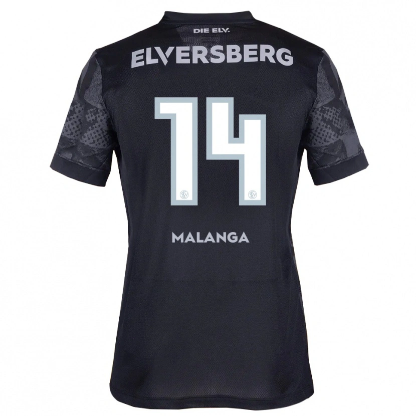 Danxen Kinder Jarzinho Malanga #14 Schwarz Grau Auswärtstrikot Trikot 2025/26 T-Shirt Schweiz