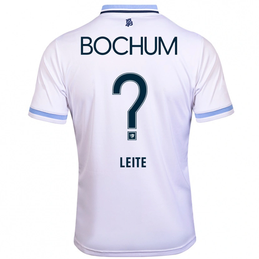 Danxen Kinder Ana Leite #0 Weiß Himmelblau Auswärtstrikot Trikot 2025/26 T-Shirt Schweiz