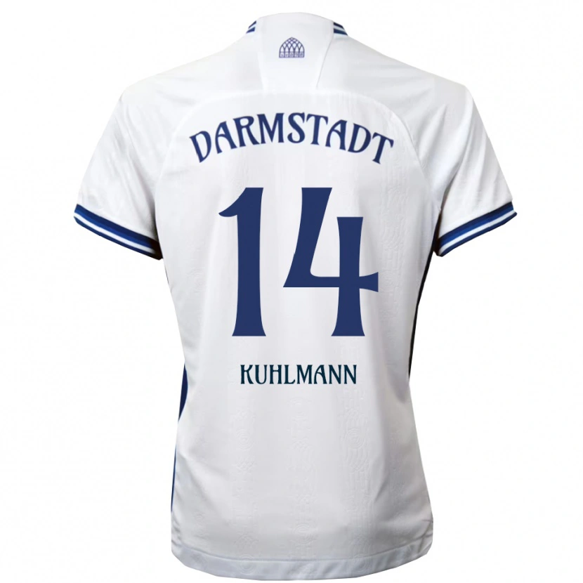 Danxen Kinder Marcel Kuhlmann #14 Weiß Blau Auswärtstrikot Trikot 2025/26 T-Shirt Schweiz