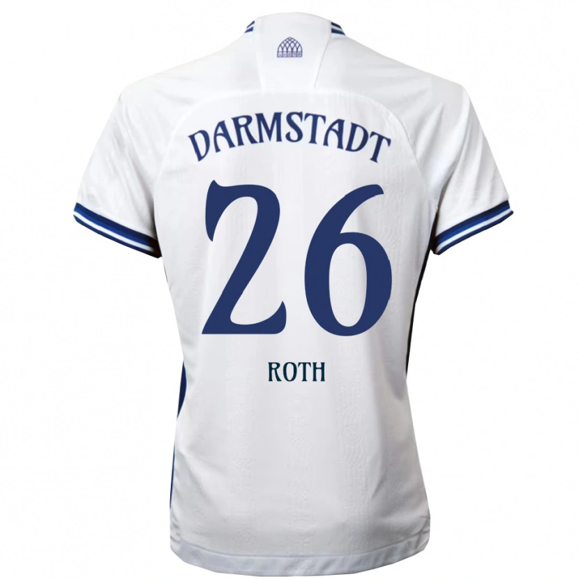 Danxen Kinder Maximilian Roth #26 Weiß Blau Auswärtstrikot Trikot 2025/26 T-Shirt Schweiz
