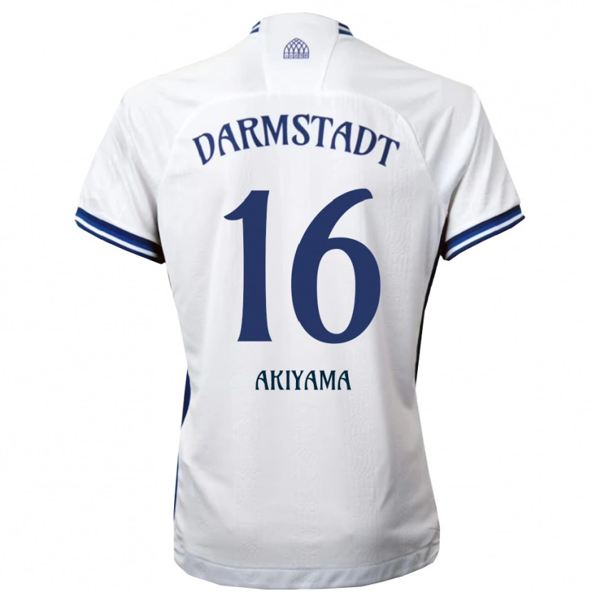 Danxen Kinder Hiroki Akiyama #16 Weiß Blau Auswärtstrikot Trikot 2025/26 T-Shirt Schweiz