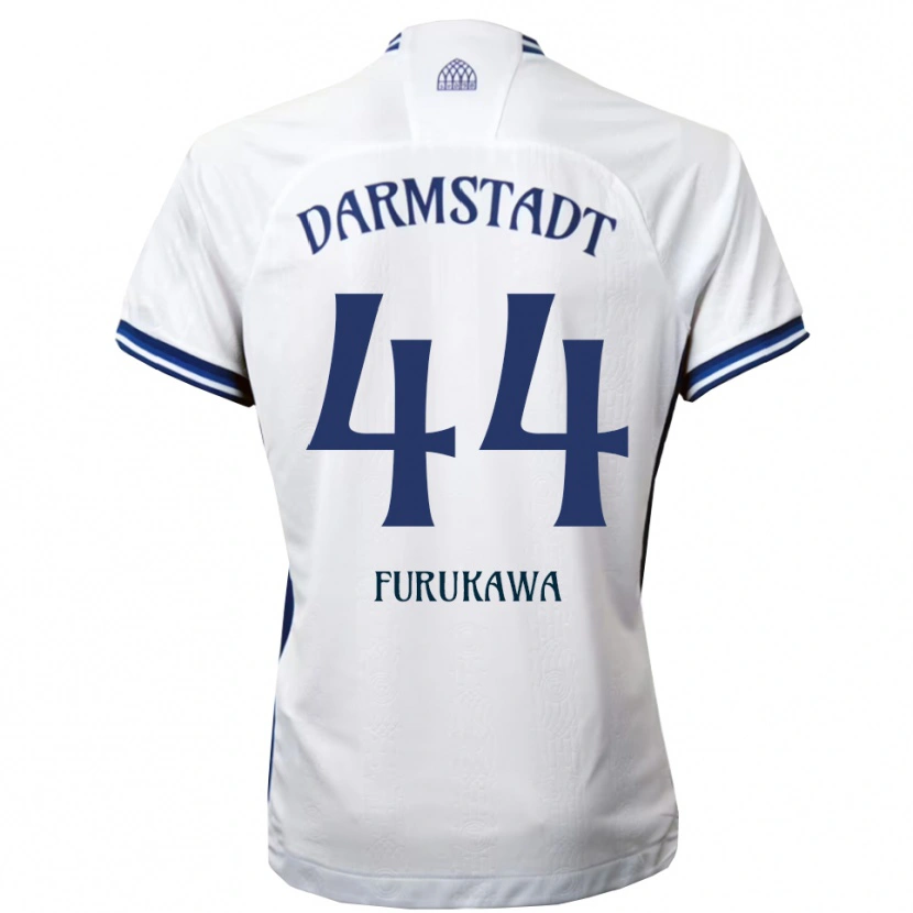 Danxen Kinder Yosuke Furukawa #44 Weiß Blau Auswärtstrikot Trikot 2025/26 T-Shirt Schweiz